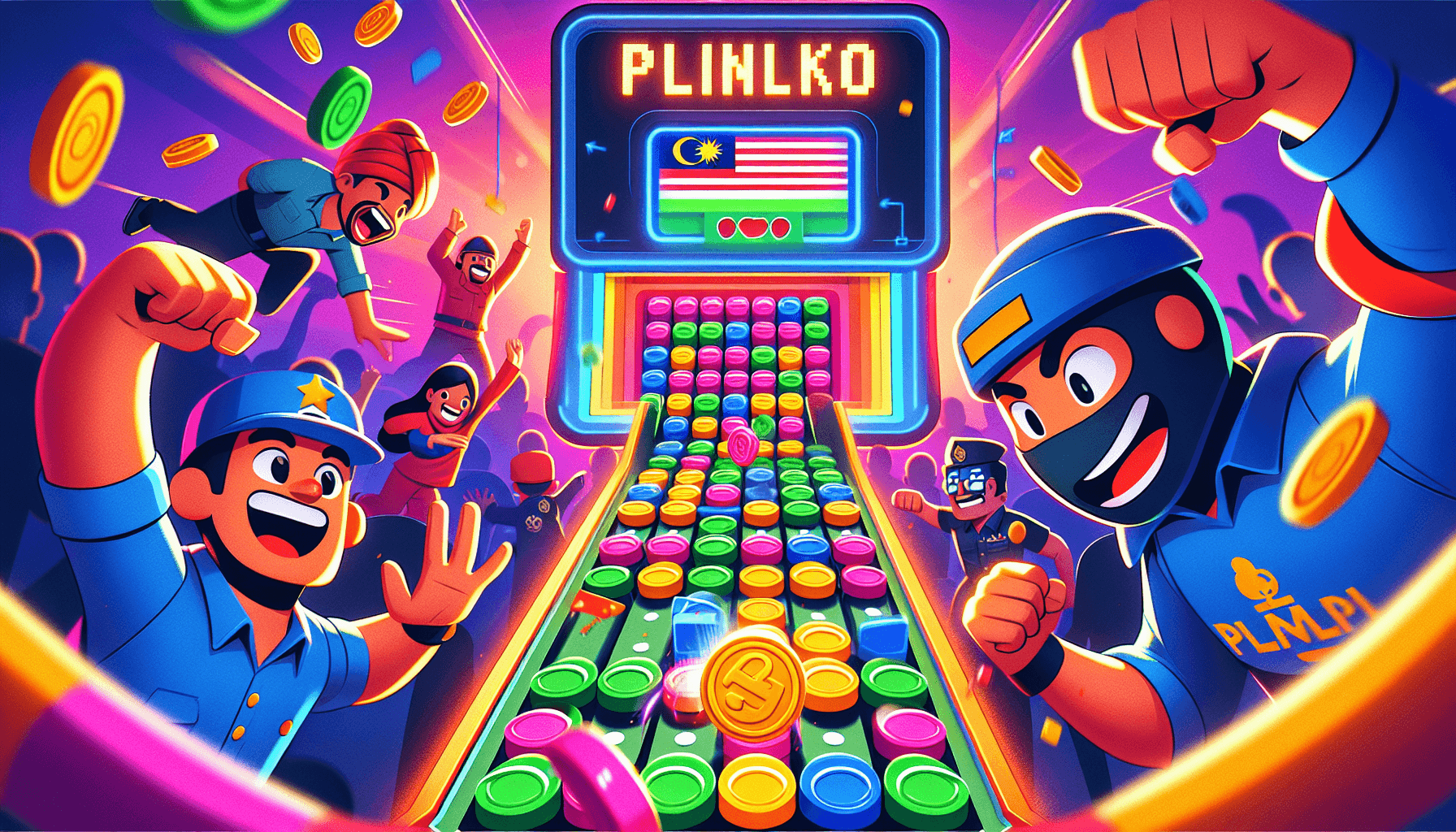 Superm Plinko Malaysia gameplay screen